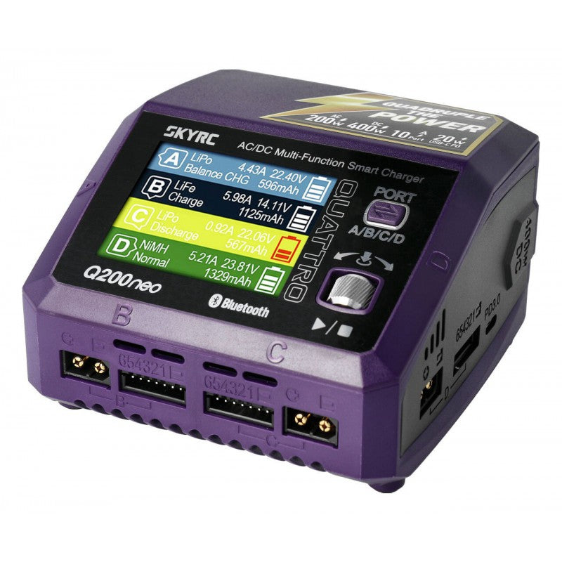 SKYRC Q200 neo Quattro AC/DC Charger max 400W – Rc Planes