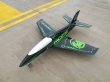 Pilot rc 2.2m Predator jet bl/gr, retracts,air trap,tail pipe.