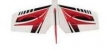 TOP RC  HORIZONTAL TAIL wing RED 1400MM Riot