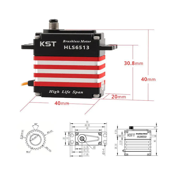 KST HLS6513 HV Servo – 70kgf.cm, 0.11 sec, Brushless & Hall Sensor