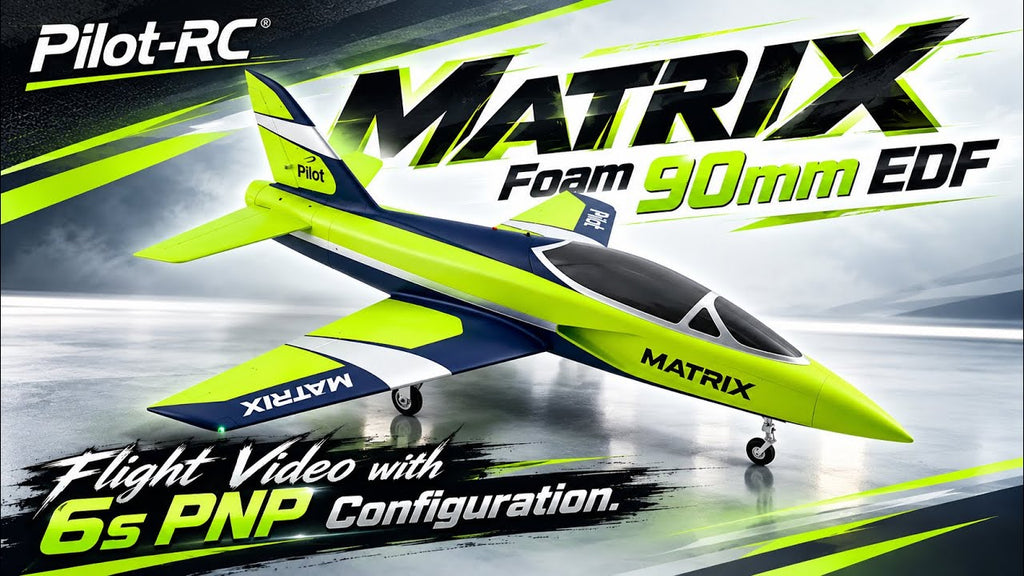 Pilot-RC Foam Matrix EDF 90mm grün/blau
