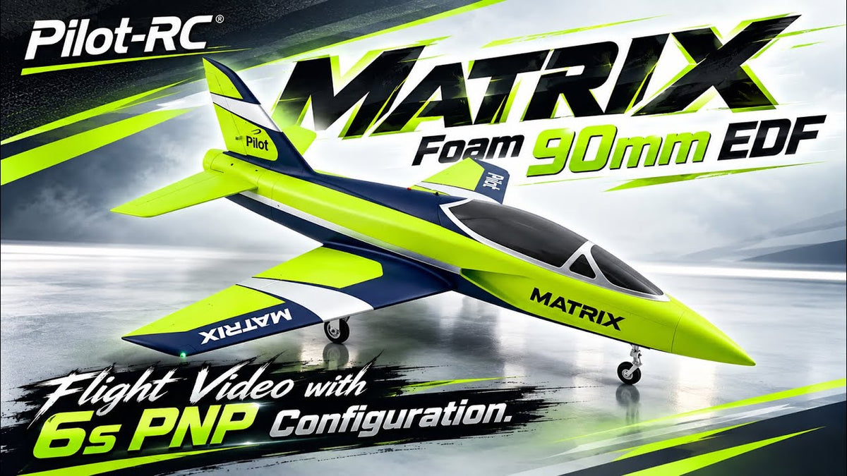Pilot-RC Foam Matrix EDF 90mm grün/blau