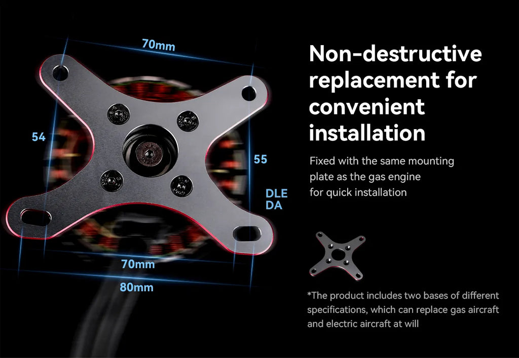 T-Motor AM780 combo 190KV 50-55cc 3D planes