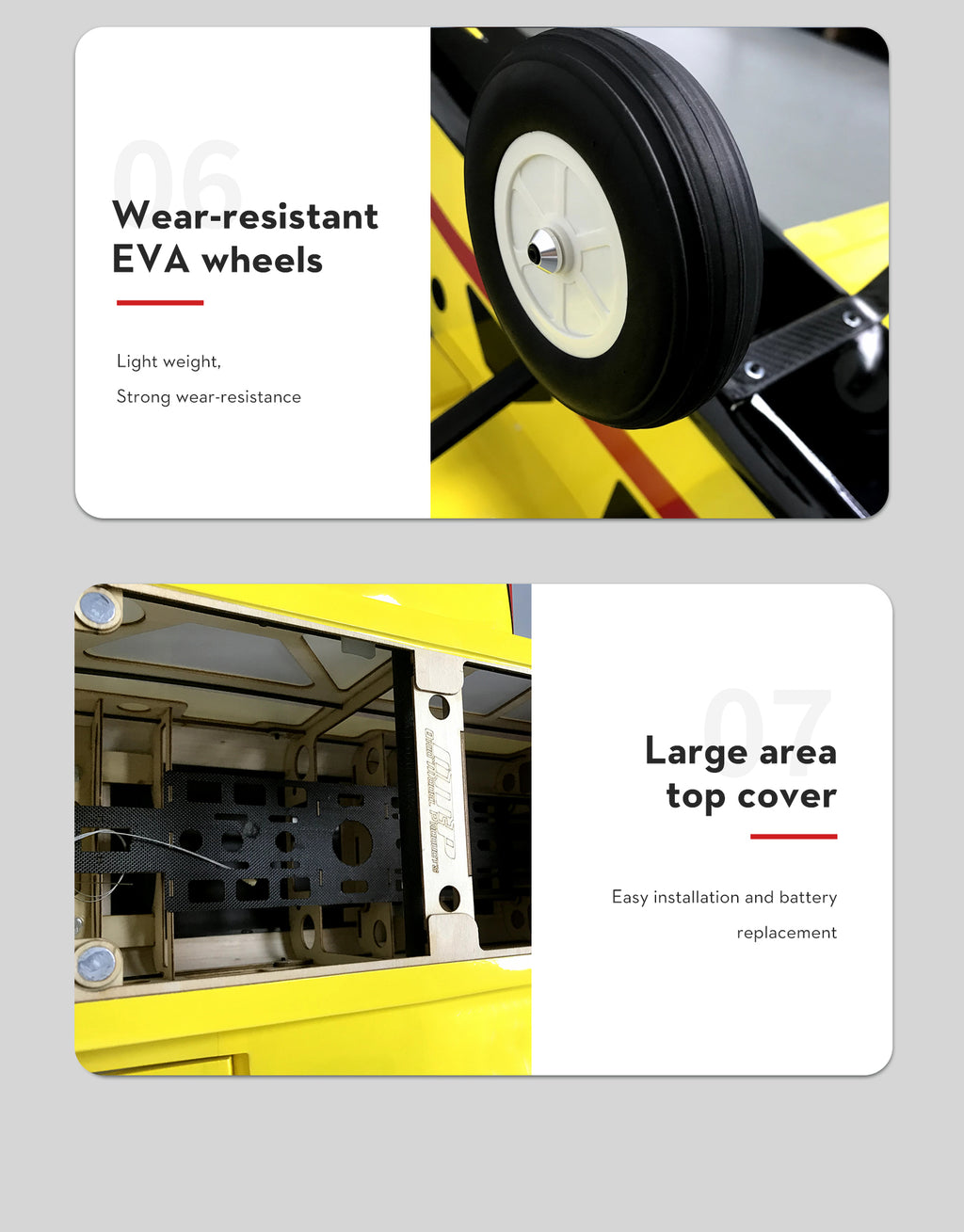 OMP Hobby 65" 1660mm Bushmaster white blue PNP