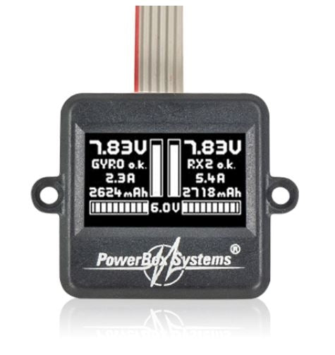 PowerBox Mercury SR2 IGyro, OLED screen
