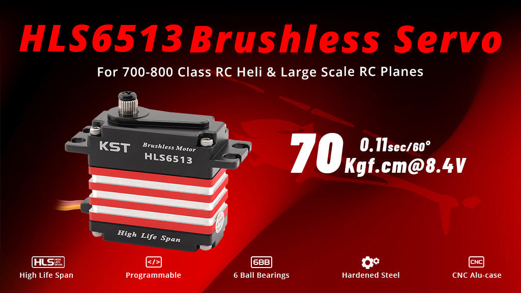 KST HLS6513 HV Servo – 70kgf.cm, 0.11 sec, Brushless & Hall Sensor
