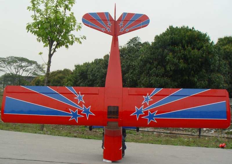 » pilot rc Decathlon 2.7m red/white/star