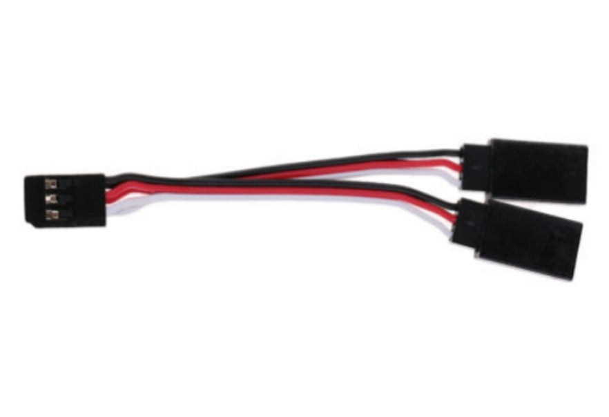 Servo Y - cable Futaba/JR 100mm 2x male 1x Female