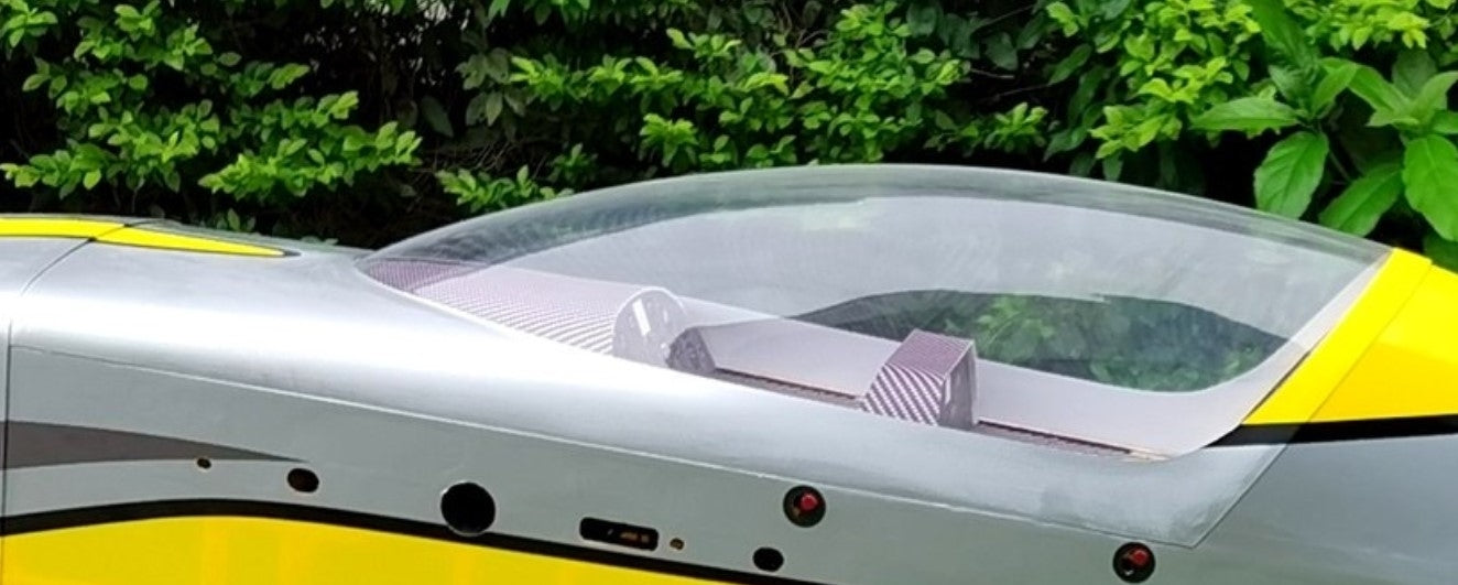 » Canopy with hatch Pilot rc Extra NG 78” 06 silver/yellow