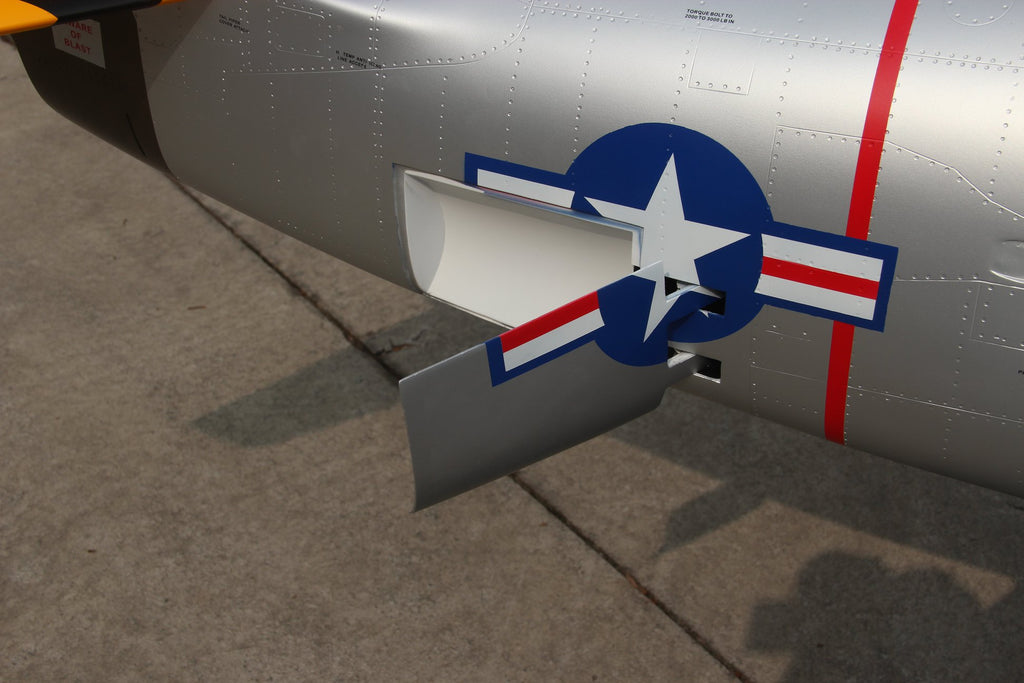 Pilot rc 2.2m F-86D Sabre with tail pipe, UAT, Kevlar fuel tank