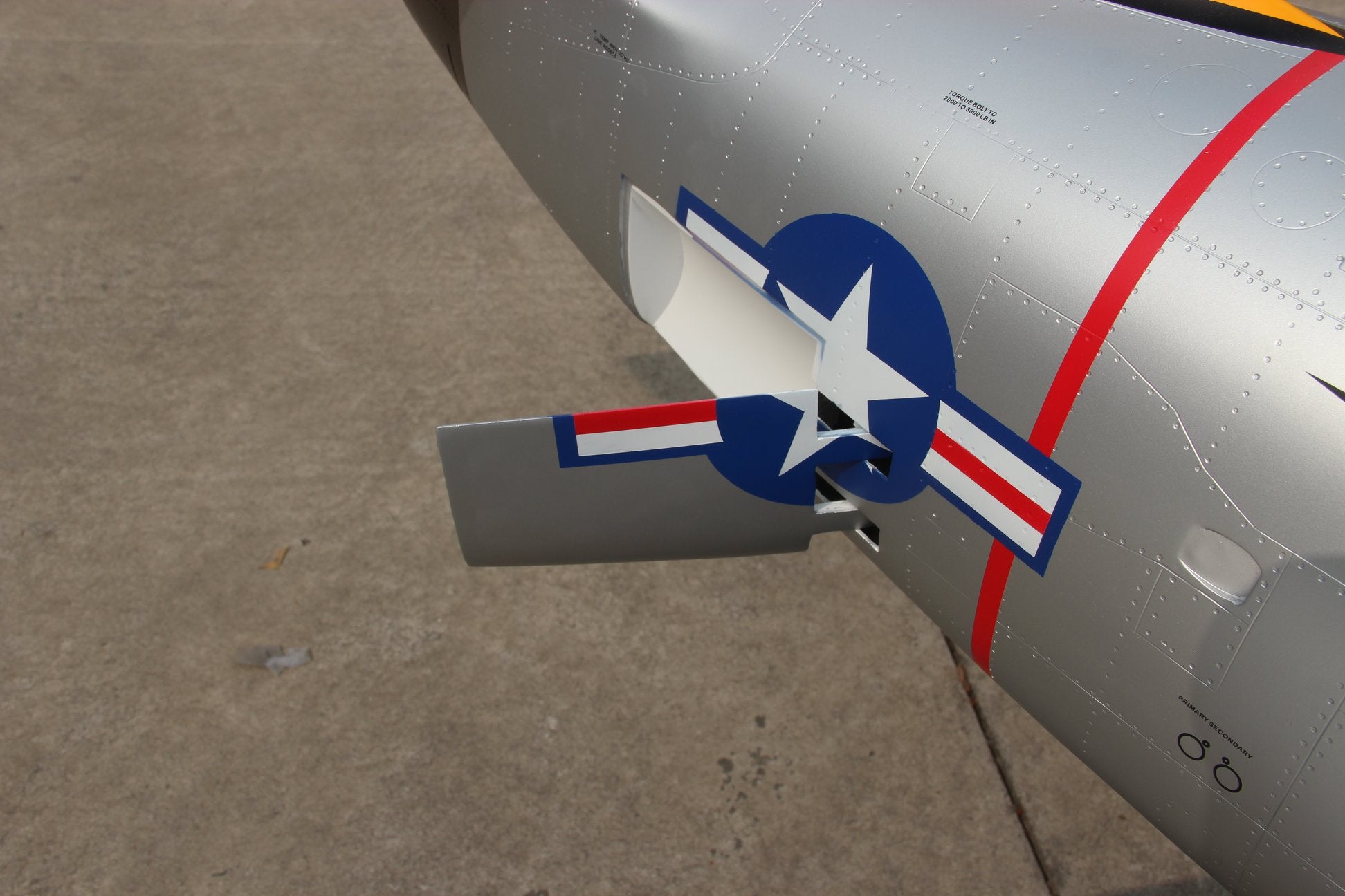 Pilot rc 2.2m F-86D Sabre with tail pipe, UAT, Kevlar fuel tank