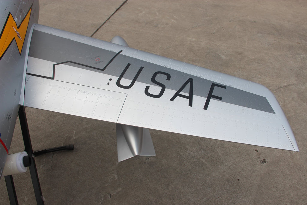 Pilot rc 2.2m F-86D Sabre with tail pipe, UAT, Kevlar fuel tank