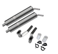 K&S Muffler Set twin, DLE60, Ephil-X76