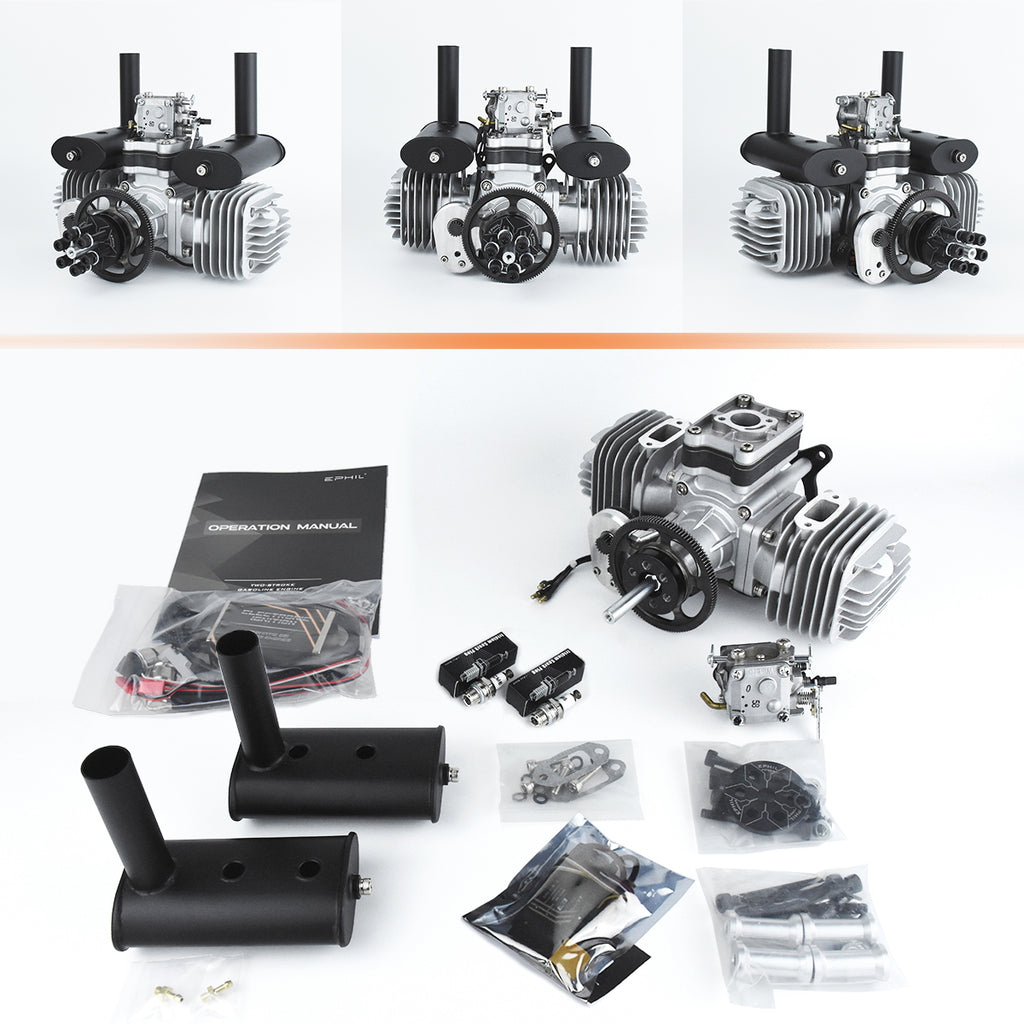 Moteur EPHIL X-Series 123cc-T Pro avec démarreur électrique
