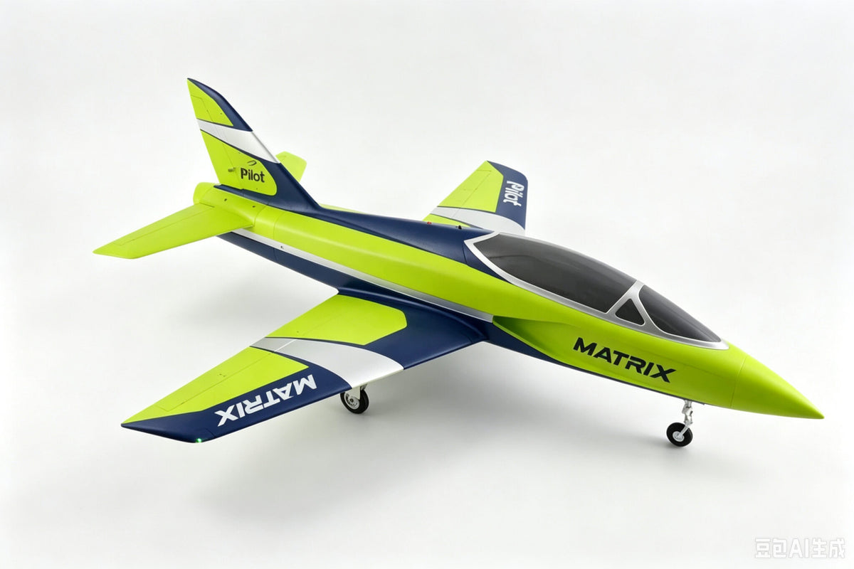 Pilot-RC Foam Matrix EDF 90mm green/blue