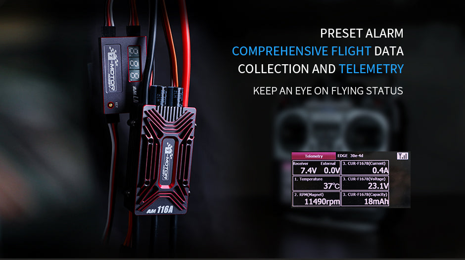T-Motor AM600 Kombination 555KV+AM116A +AM Link+T16x8 Propeller