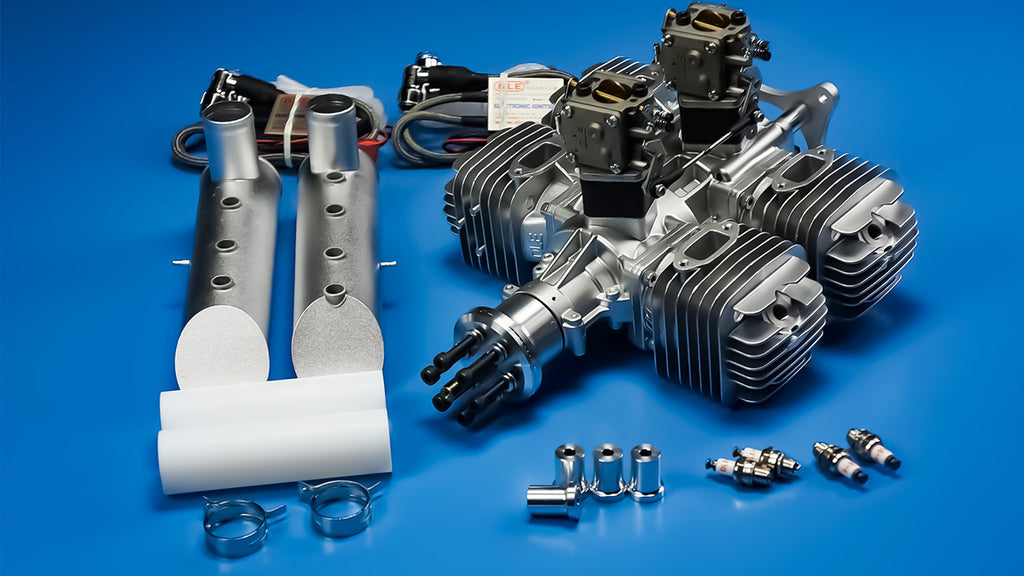 DLE222 V3 model airplane engine