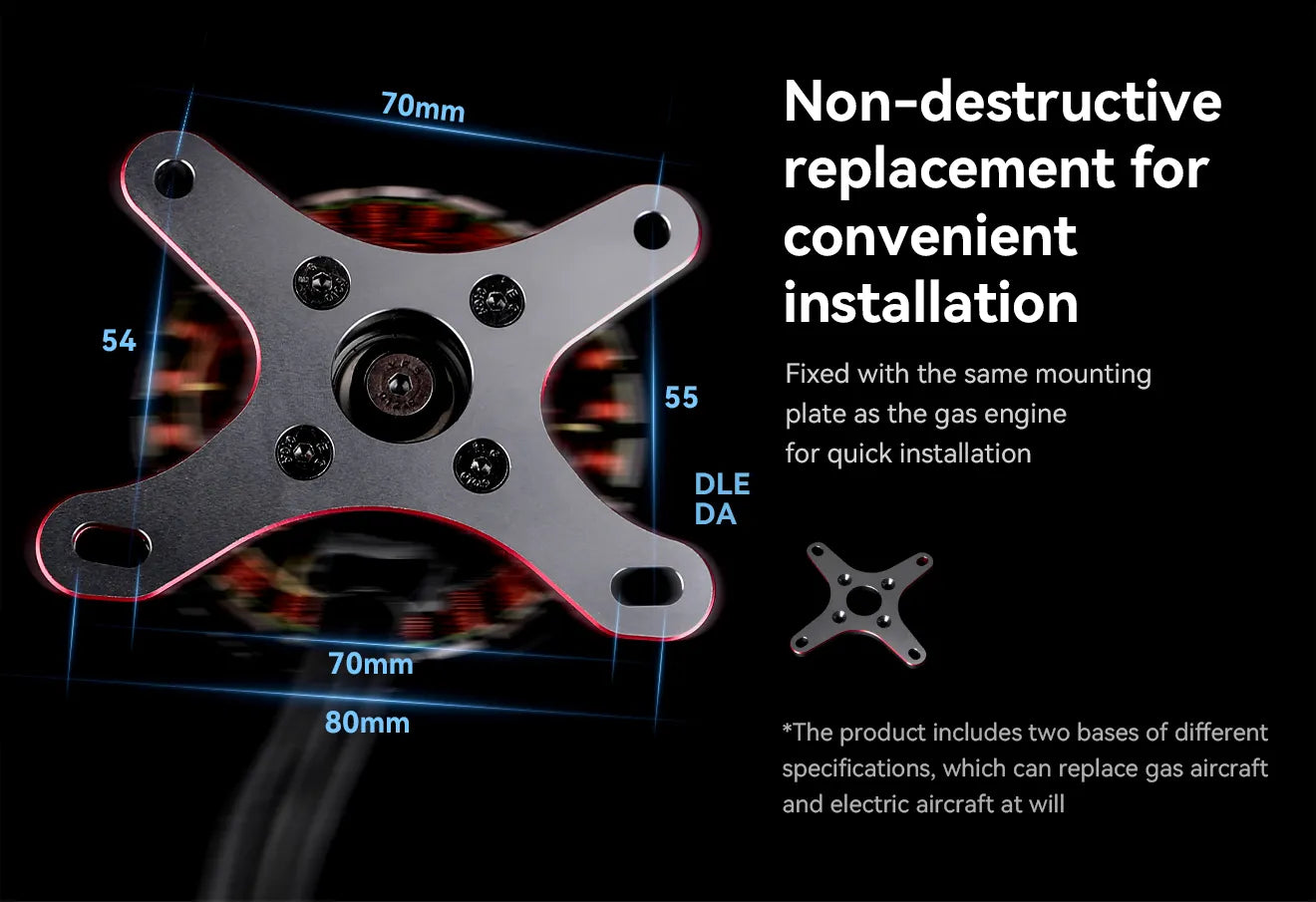 T-Motor AM740 combo 220KV 35-40cc 3D planes