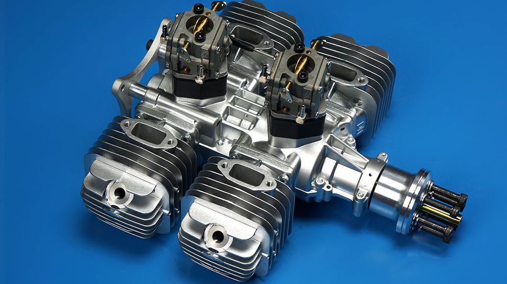 DLE222 V3 model airplane engine