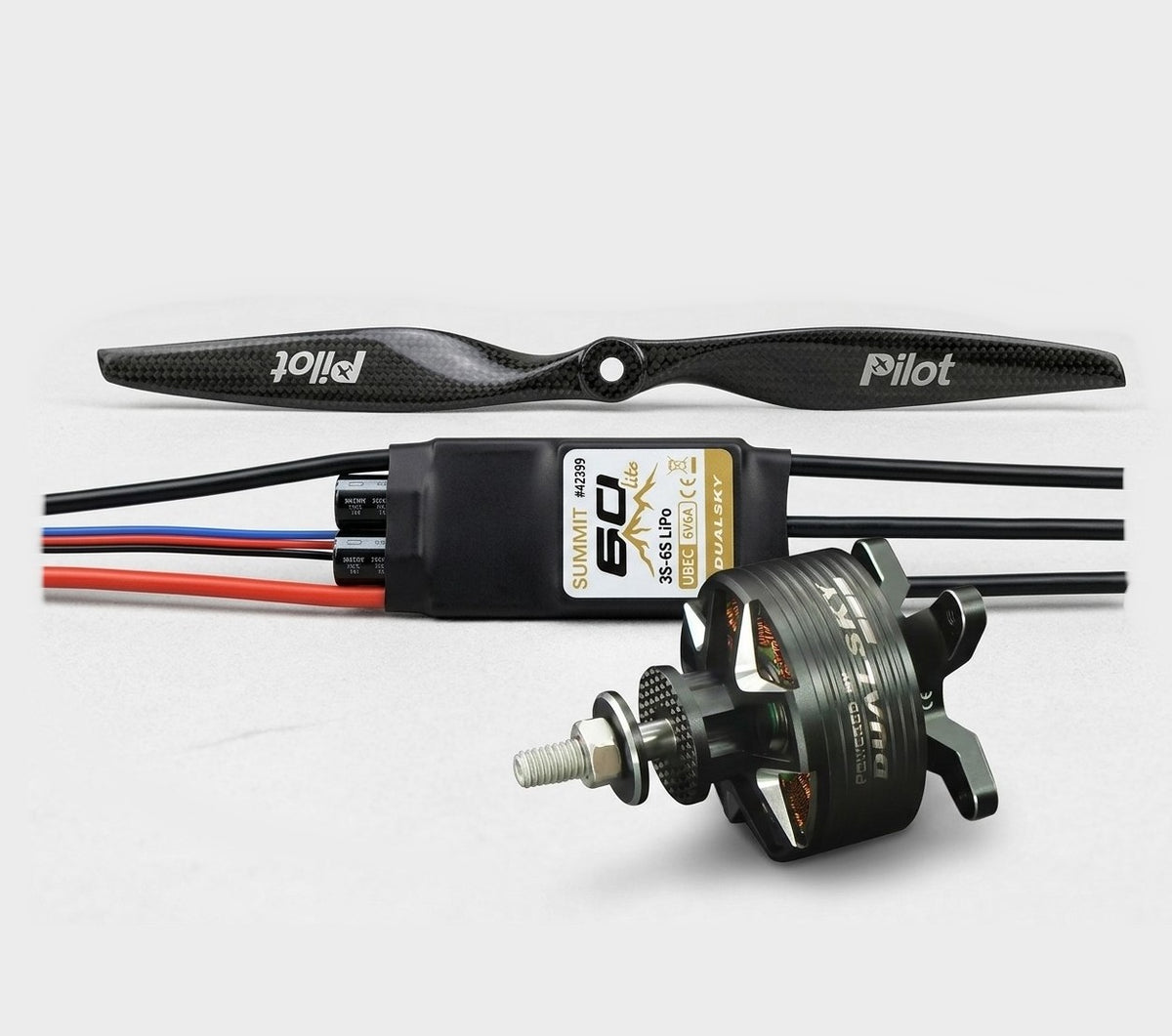 Pilot RC Power Package for 49" RC Airplanes