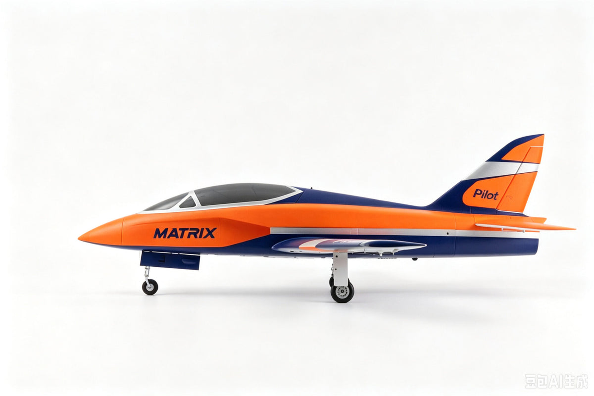 Pilot-RC Foam Matrix EDF 90mm orange/blue