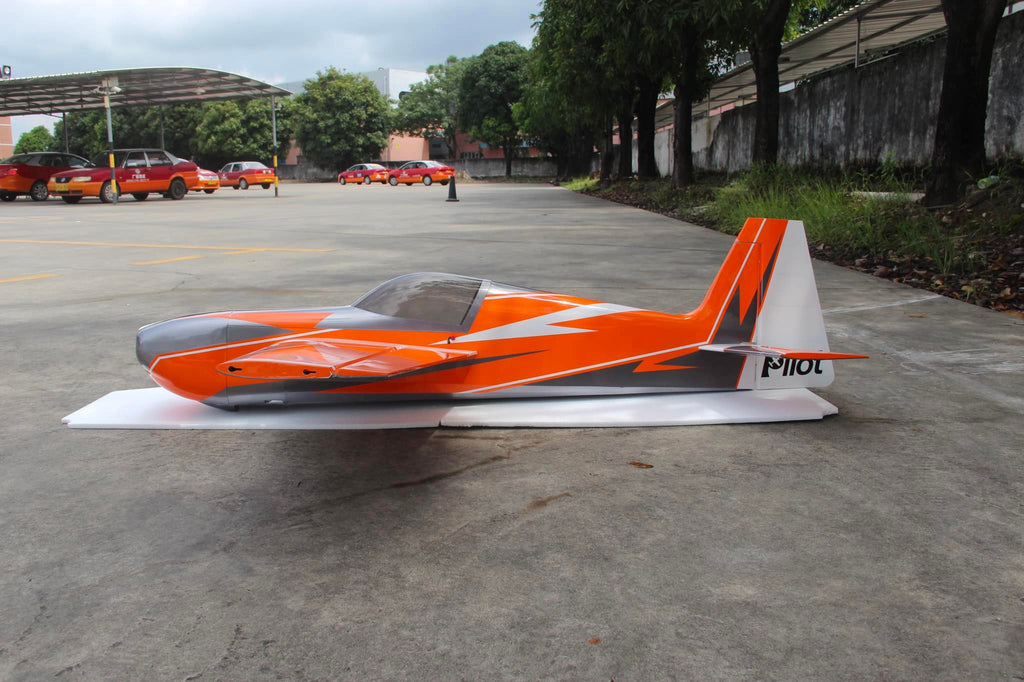 Pilot rc Laser 08 orange/silver 67" 1.70m