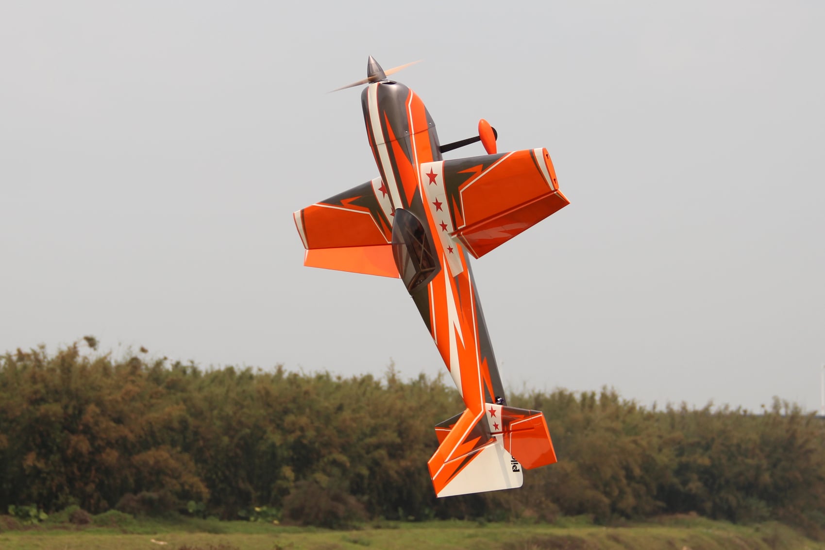 Pilot rc Laser 08 orange/silver 67" 1.70m