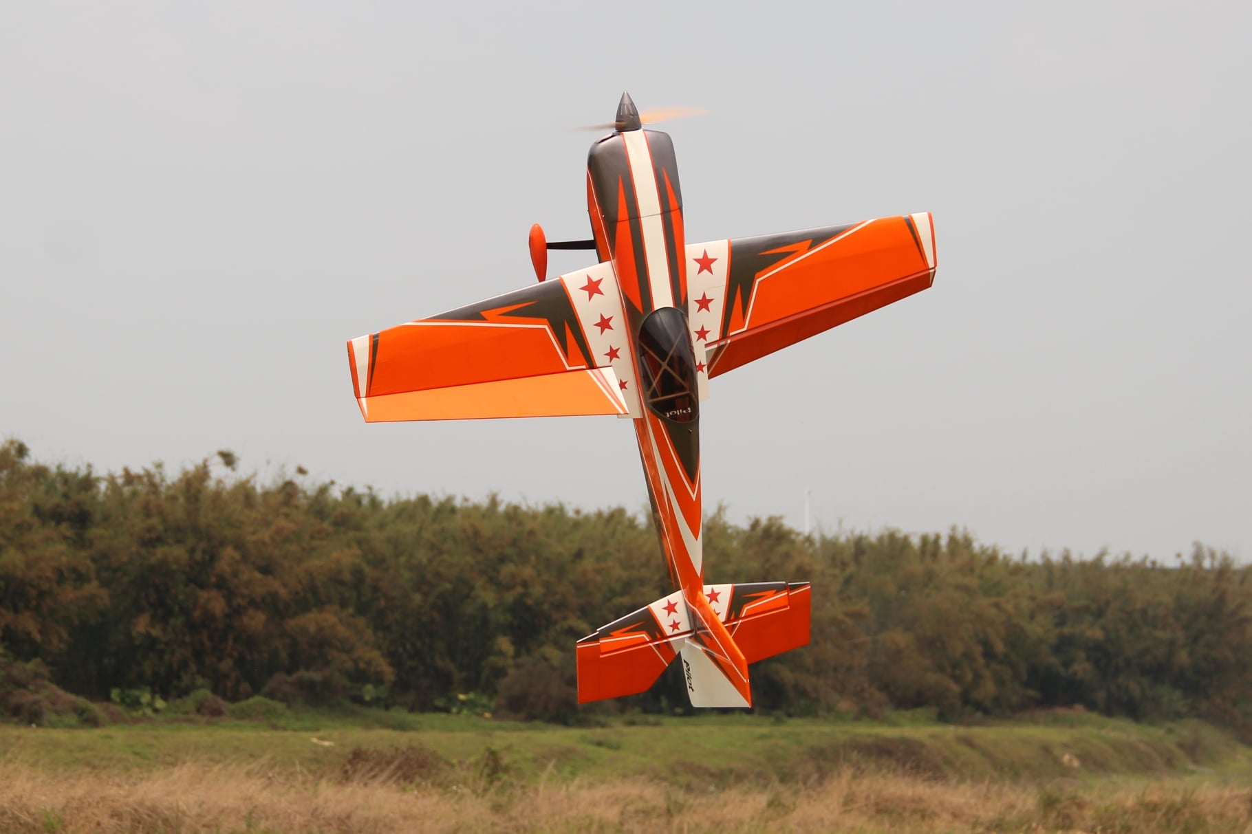 Pilot rc Laser 08 orange/silver 67" 1.70m