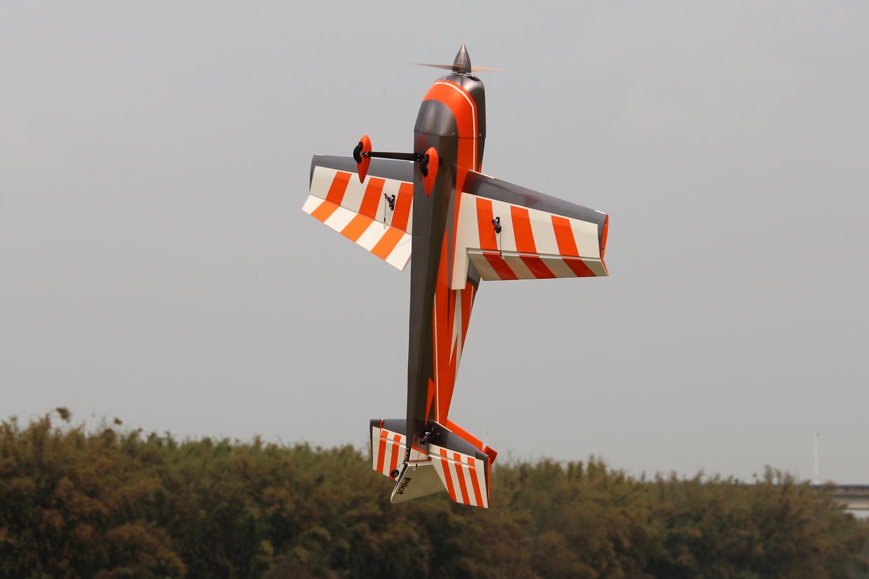 Pilot rc Laser 08 orange/silver 67" 1.70m