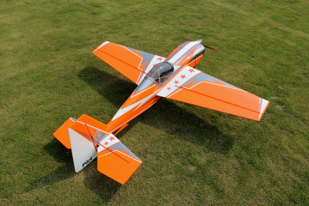 Pilot rc Laser 08 orange/silver 67" 1.70m