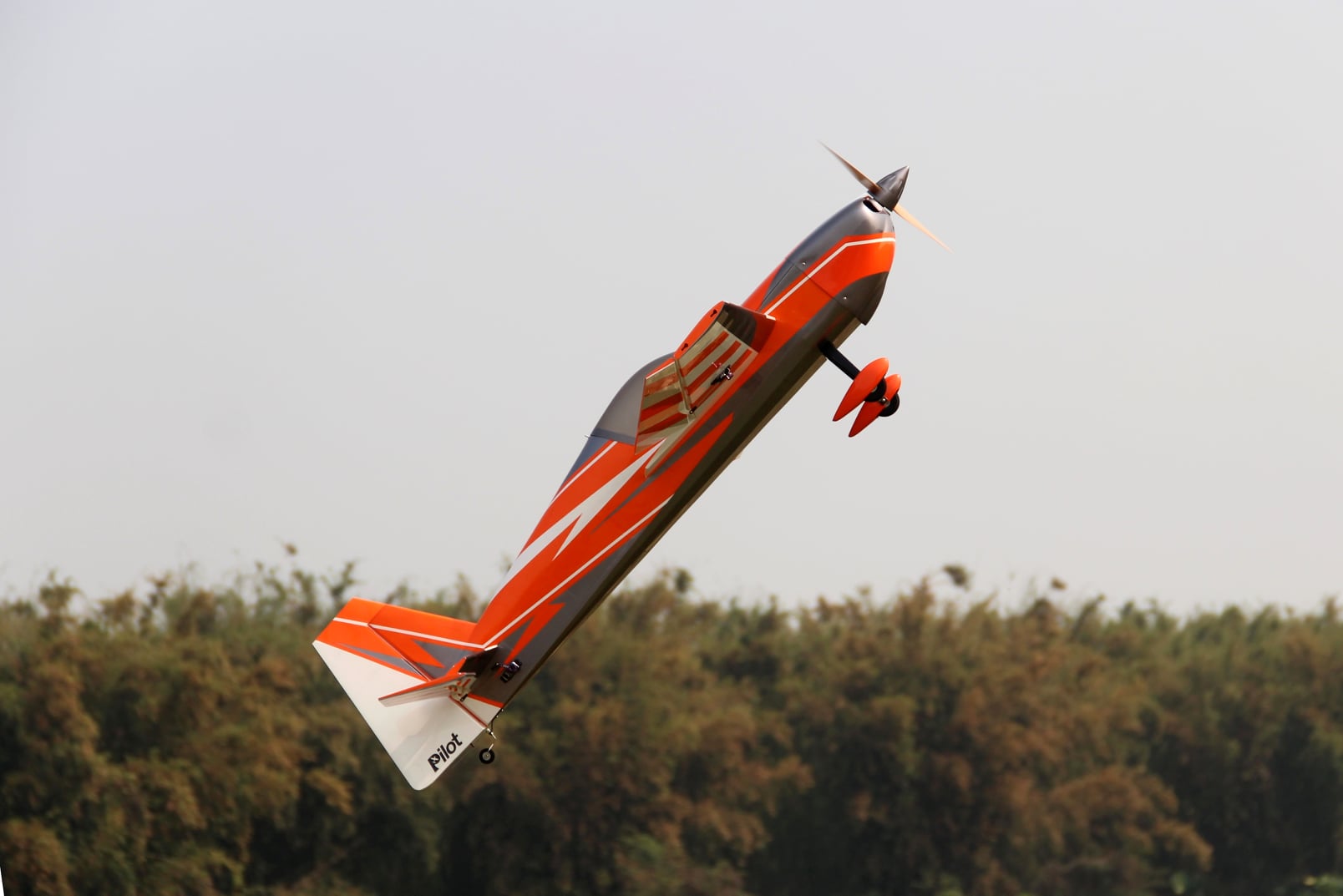 Pilot rc Laser 08 orange/silver 67" 1.70m