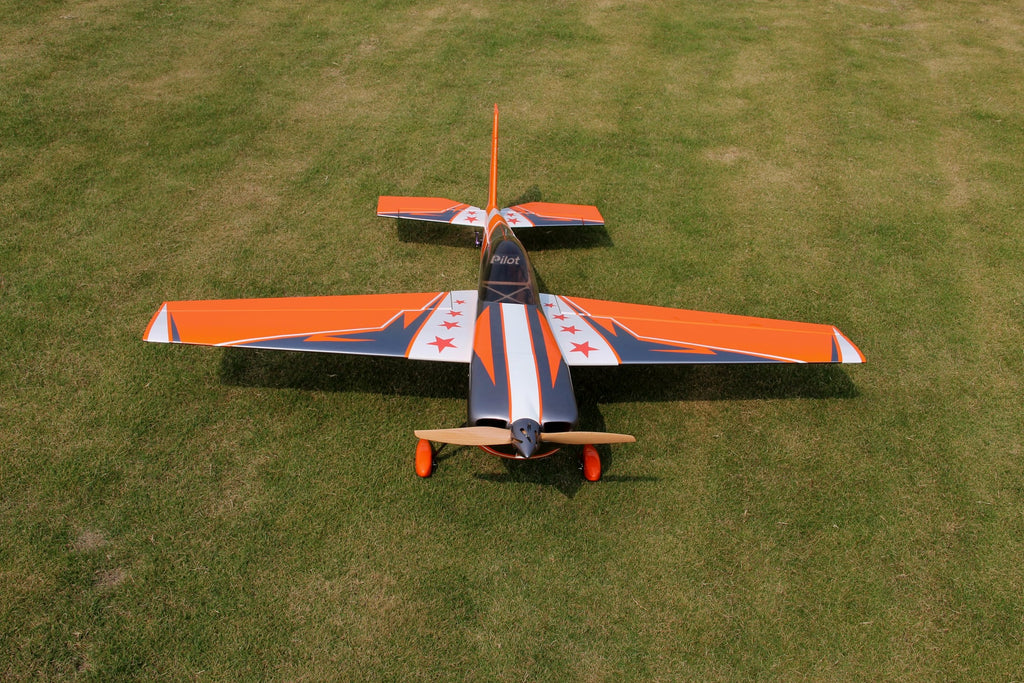 Pilot rc Laser 08 orange/silver 67" 1.70m