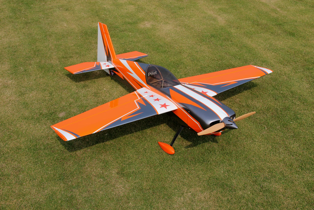 Pilot rc Laser 08 orange/silver 67" 1.70m