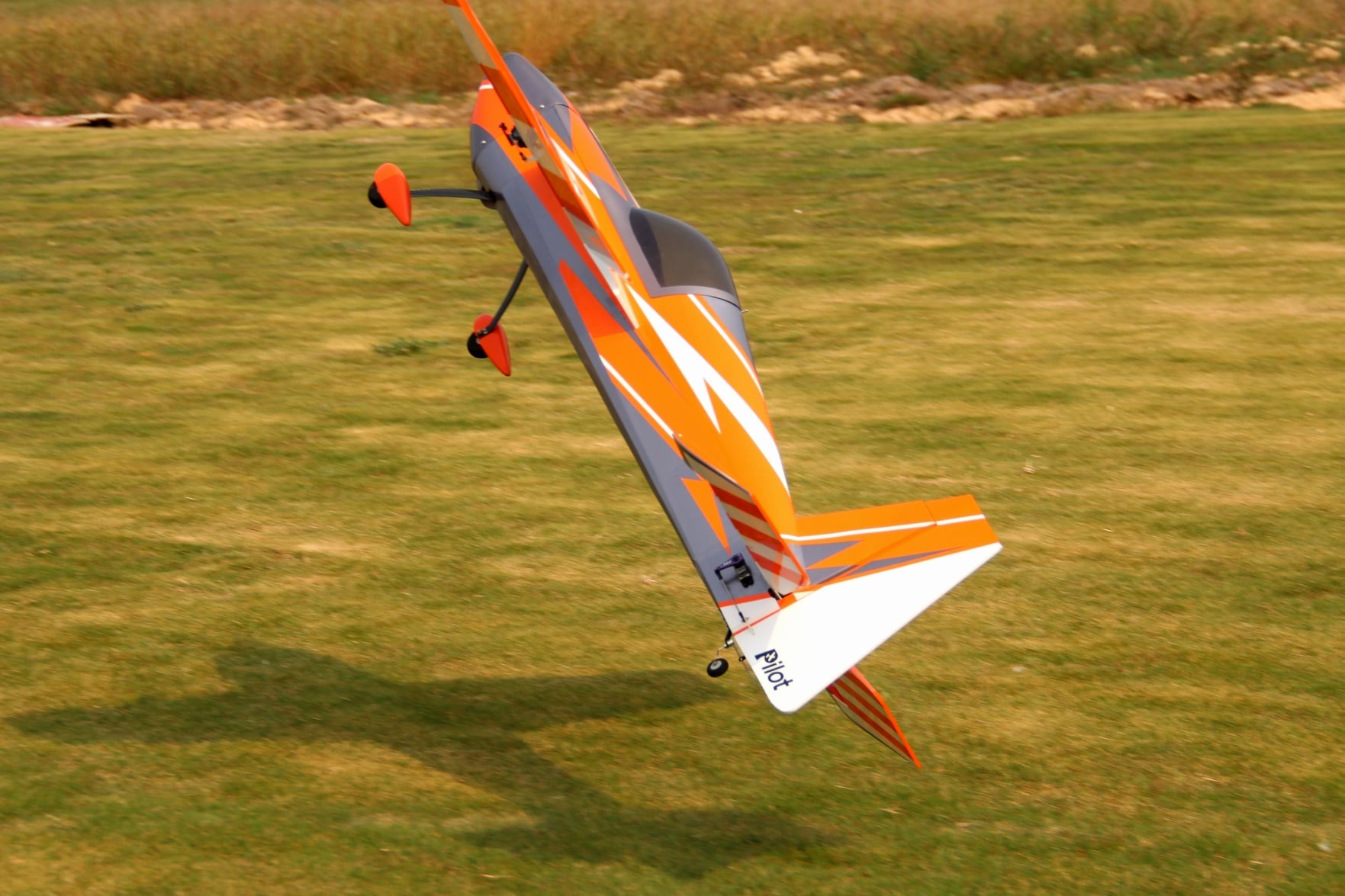 Pilot rc Laser 08 orange/silver 67" 1.70m