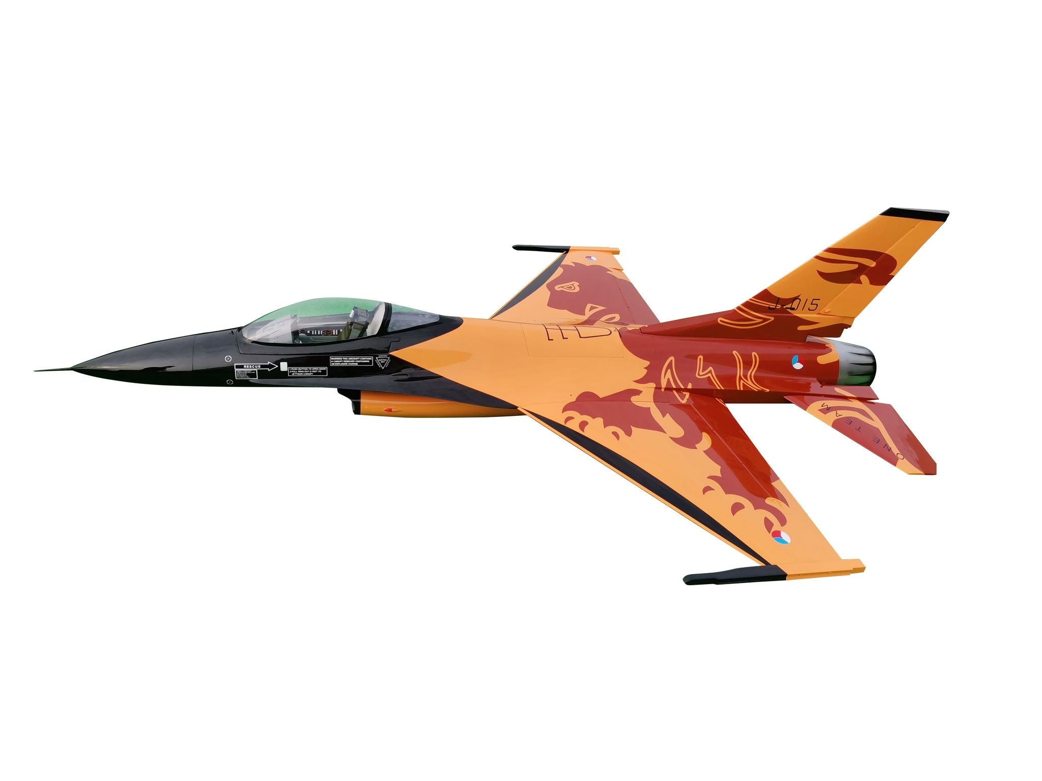Pilot rc 1/5 F16 3.06m incl retracts 03