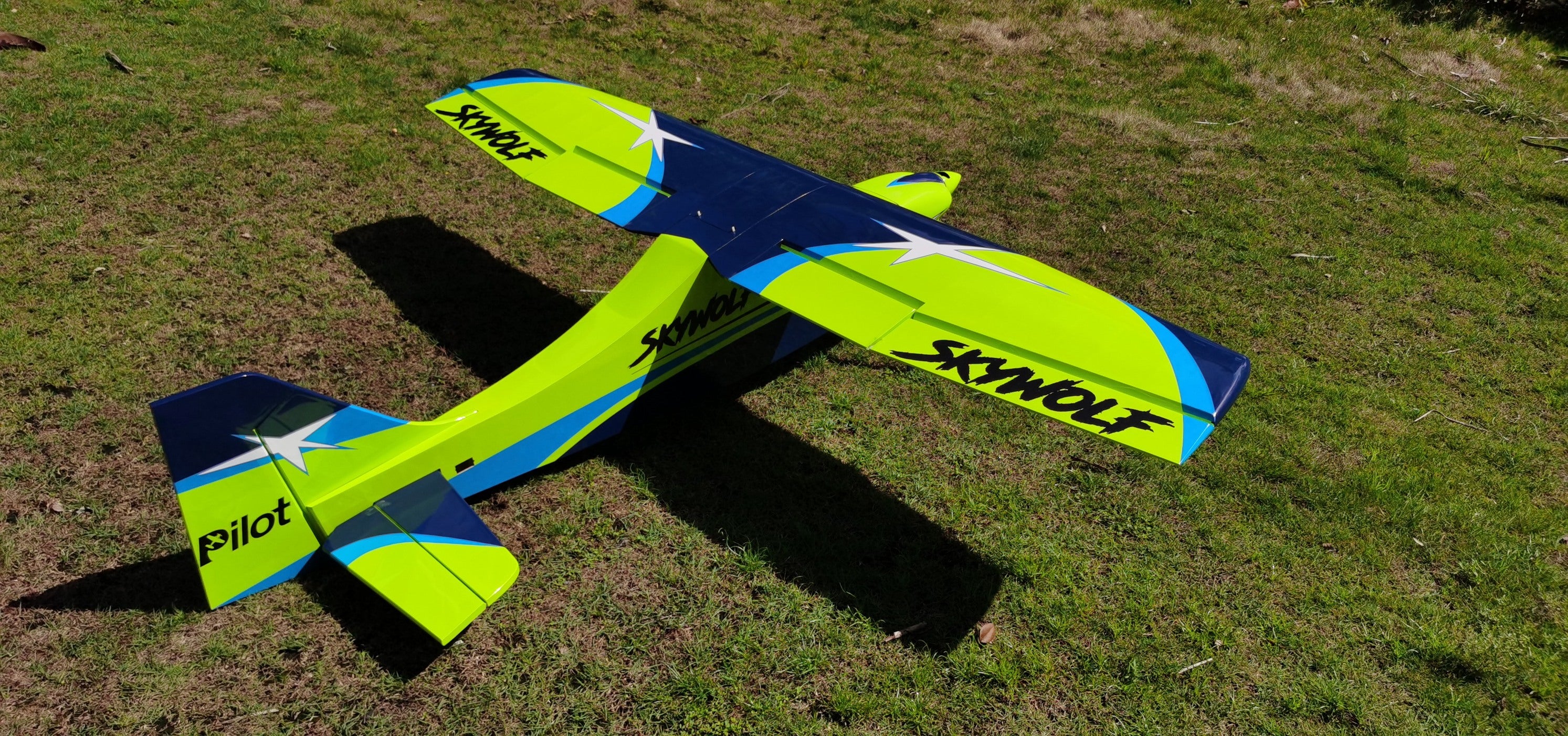 » Pilot rc Skywolf V2 04 green/blue 73" 1.85m