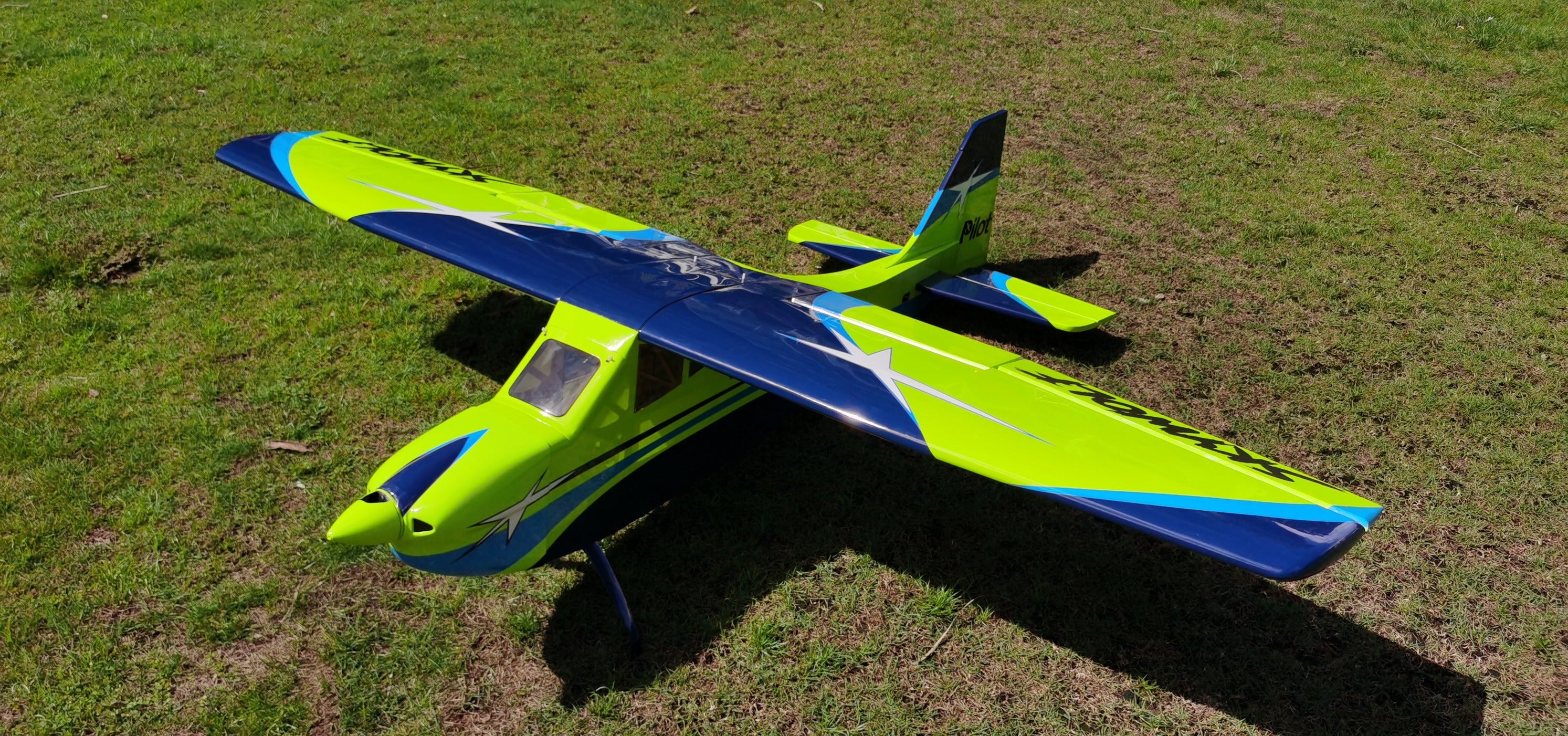 » Pilot rc Skywolf V2 04 green/blue 73" 1.85m