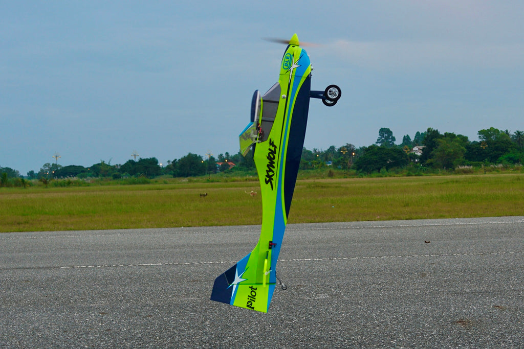 » Pilot rc Skywolf V2 04 green/blue 73" 1.85m