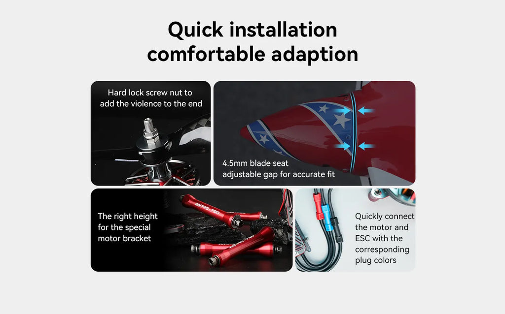 T-Motor AM740 combo 220KV 35-40cc 3D planes
