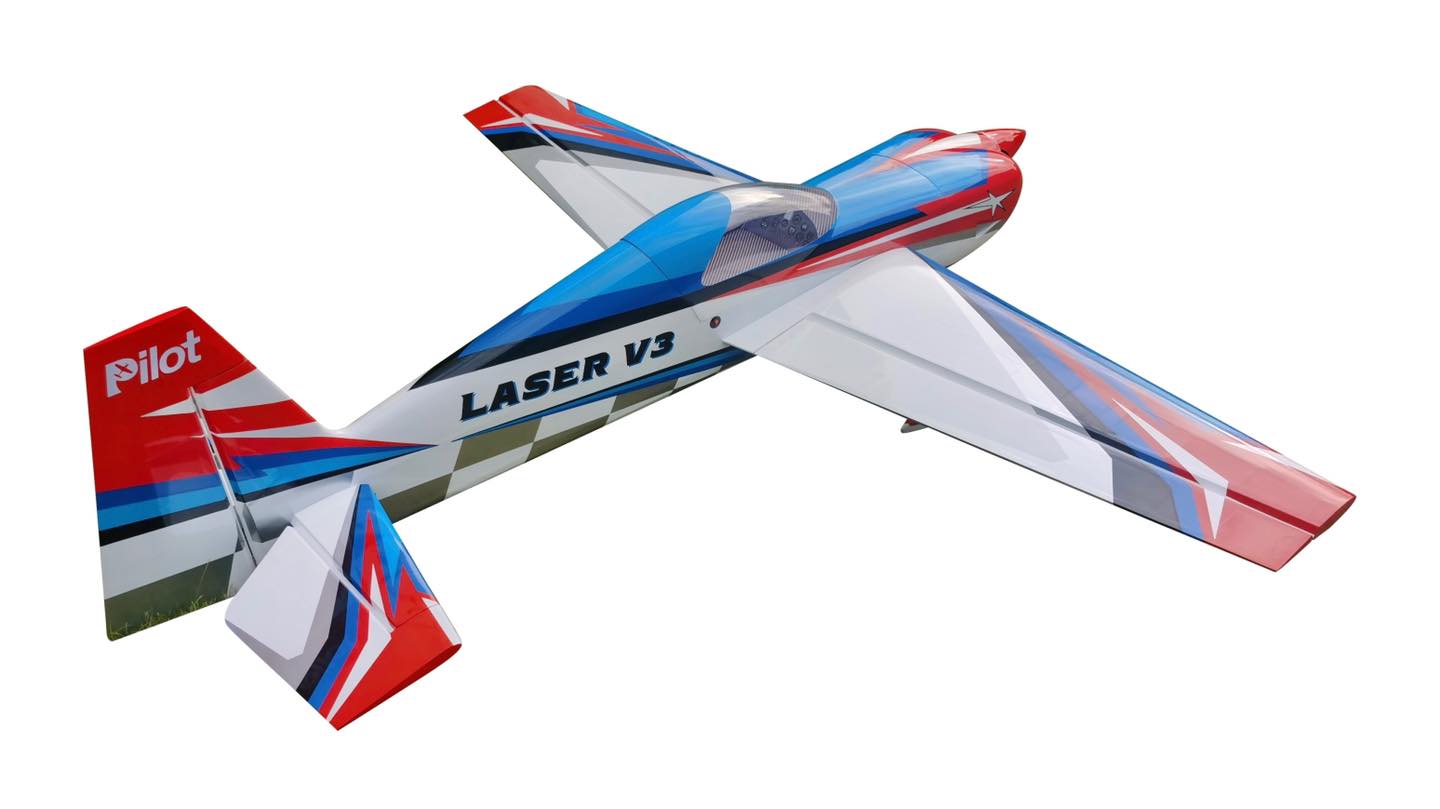 Pilot rc Laser *V3* 09 RYU Color Scheme 88" 2.23m
