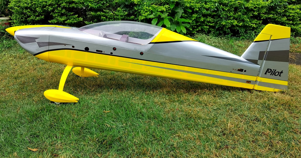 » Pilot rc Extra NG 06 yellow/silver 78" 1.97m
