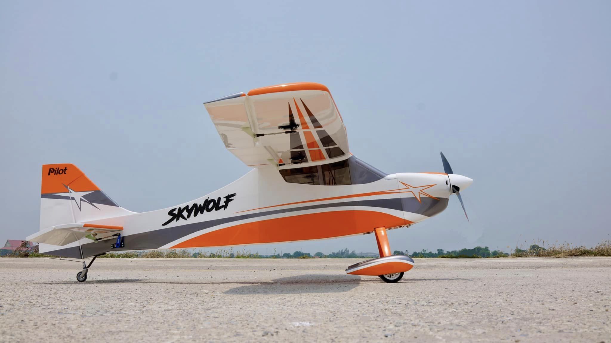 Pilot rc Skywolf V2 05 orange/white 73" 1.85m