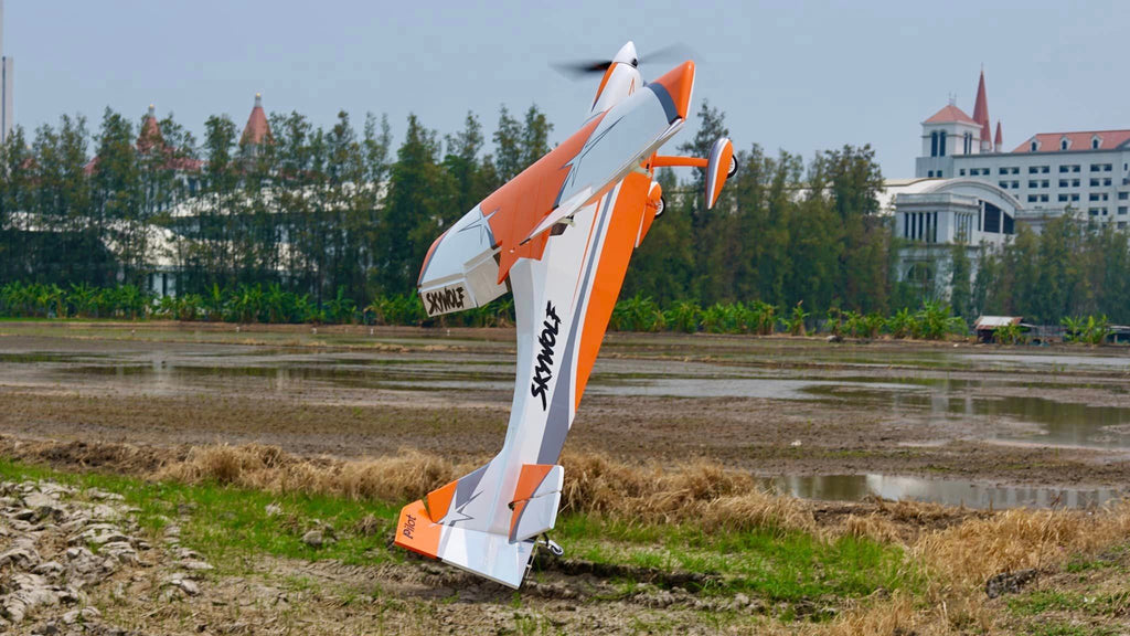 Pilot rc Skywolf V2 05 orange/white 67" 1.70m