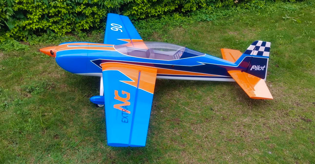 » Pilot rc Extra NG 05 blue/orange 67" 1.70m