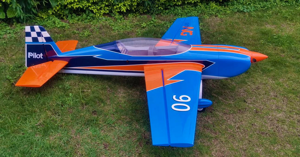 » Pilot rc Extra NG 05 blue/orange 67" 1.70m