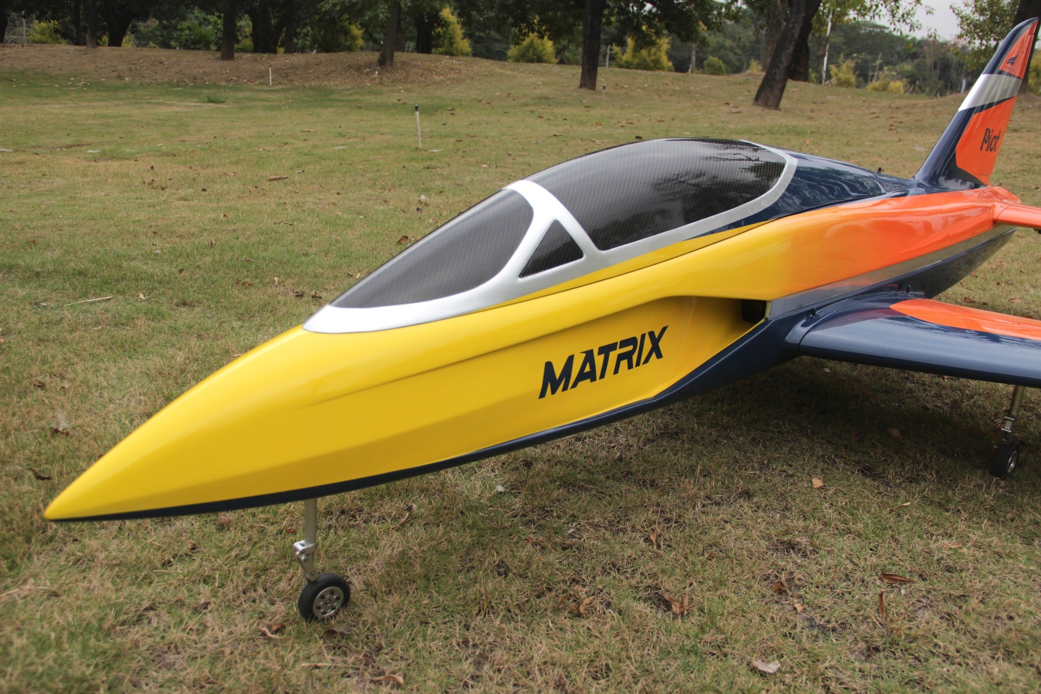 Pilot rc 2.2m Matrix incl retracts 02 orange/yellow/blue