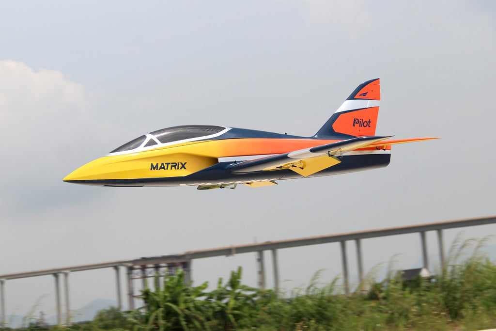 Pilot rc 2.8m Matrix incl retracts 02 orange/yellow/blue