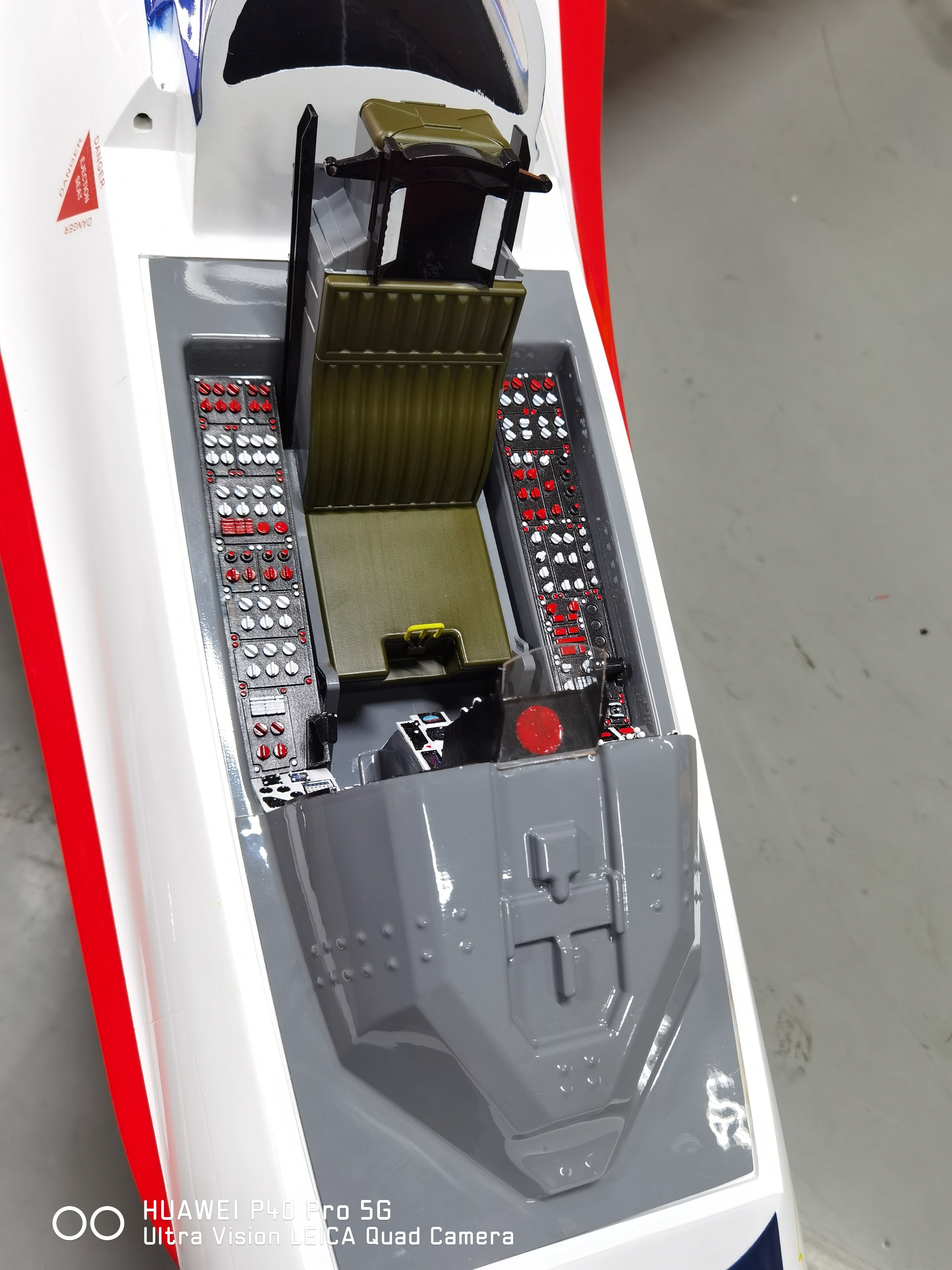 Pilot rc Cockpit Set 1/5 F16