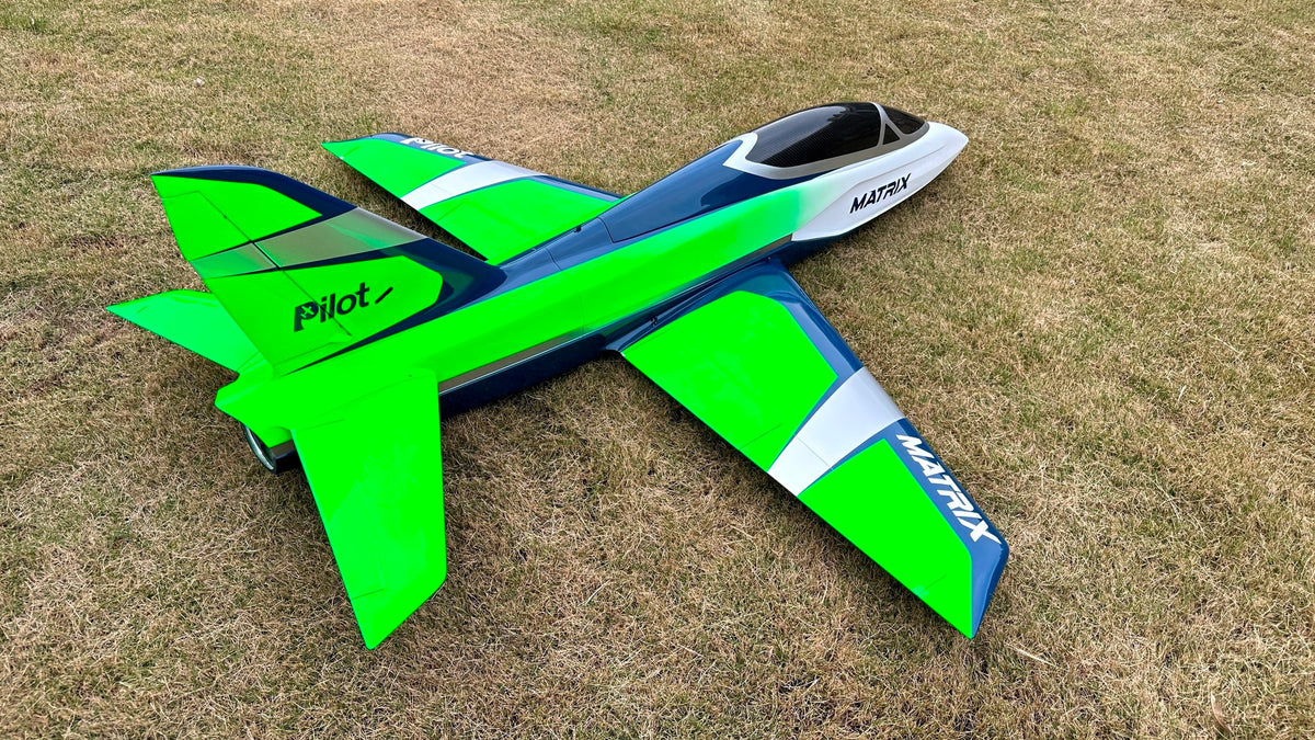 Pilot rc 2.2m Matrix incl retracts 05 blue/green