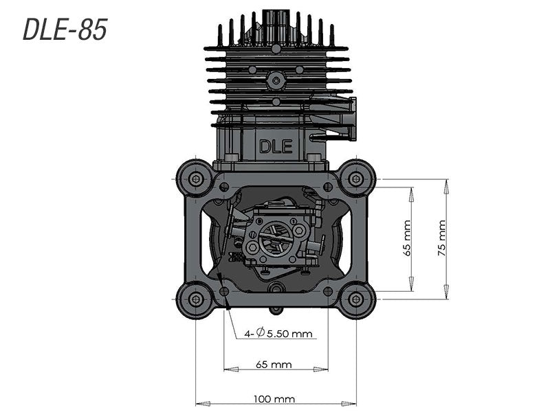 DLE85 model airplane engine